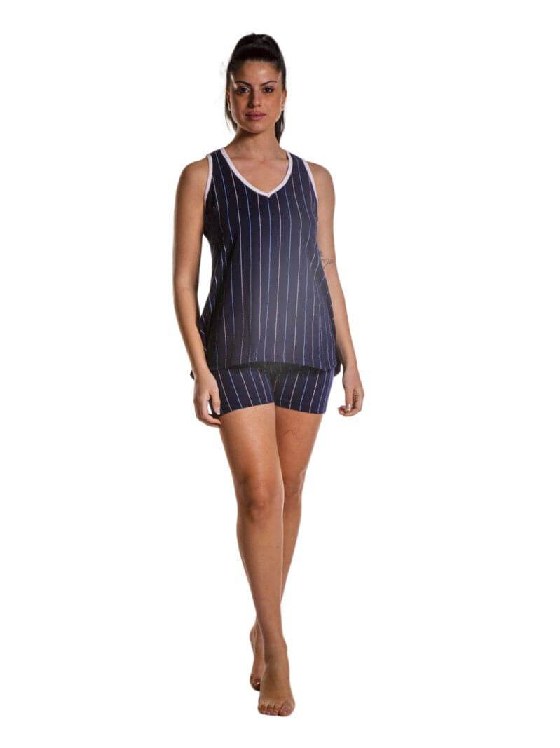 Pigiama corto Donna E2235 Fida - evabiancheria